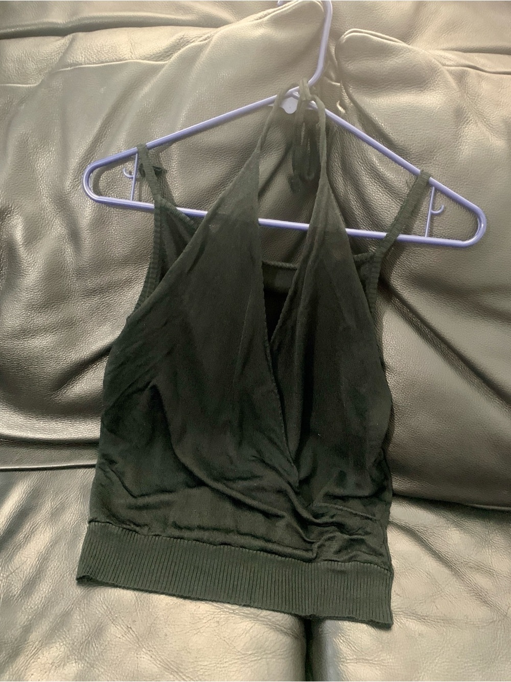 Women’s Black V-Neck Sleeveless Tank Top
